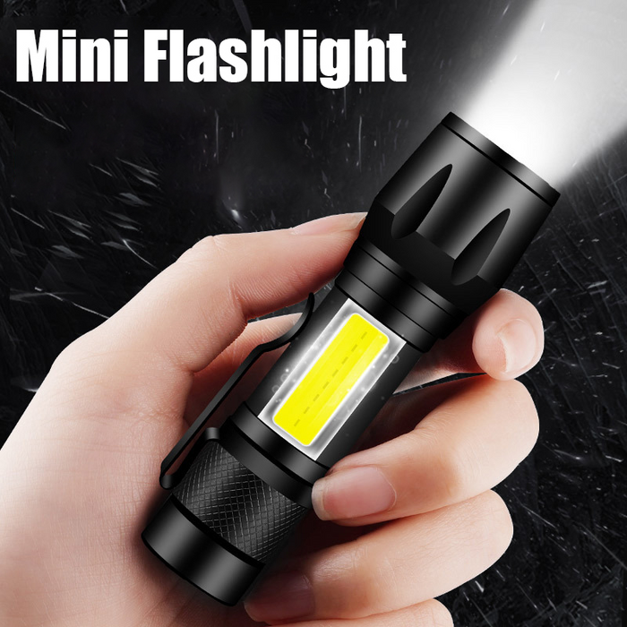 Portable Rechargeable LED Flashlight Zoom Focus Mini Led Flashlight Torch Lamp