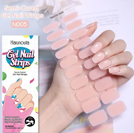 UV Gel Nail Stickers (Sheet of 20)