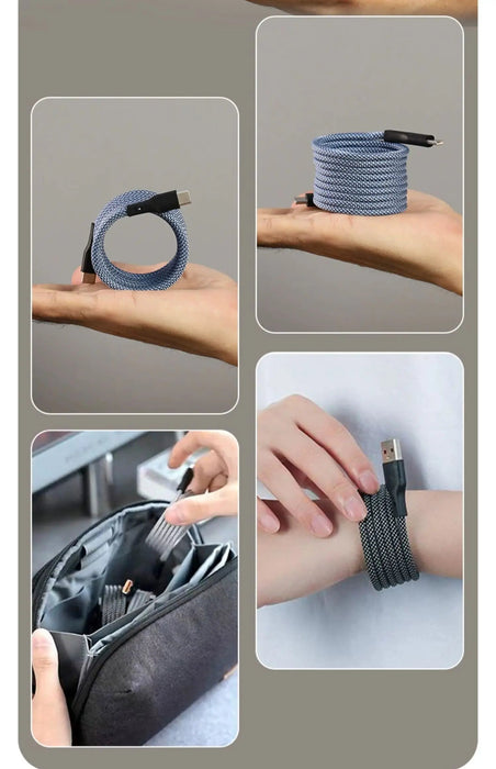 Fast Charging Magnetic USB Cables Wire Cord