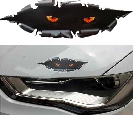 Cat Eyes Peeking Car Stickers