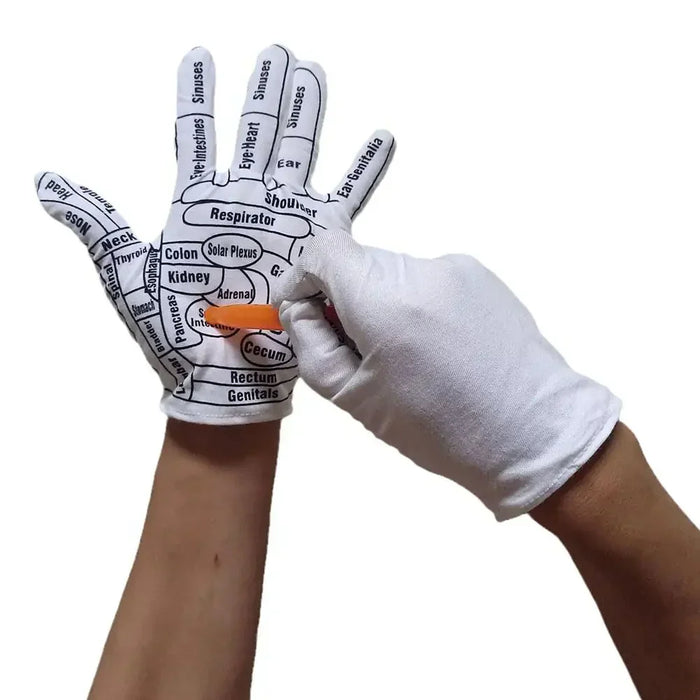 Gloves Hand Reflexology Tools