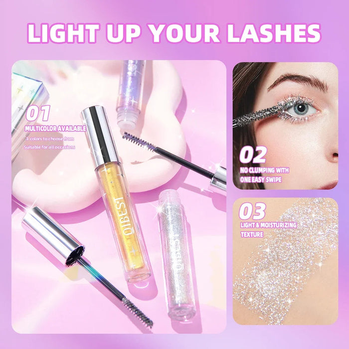 Waterproof Colorful Glitter Mascara